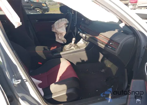 2025 Honda Civic Si Base W/High Performance Summer Tires/ из США, поврежденный, VIN 2HGFE1E57SH472699